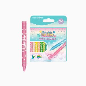 Lápis de cera Keyroad Glitter