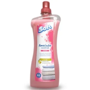 Amaciador Roupa Concentrado Soft Rosas 1,5Lts (80 Doses)