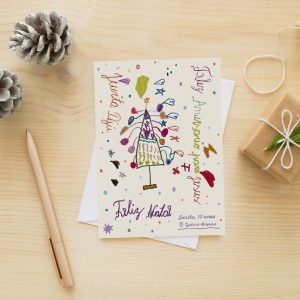 Postal de Natal – Menino Jesus, pela Jurita