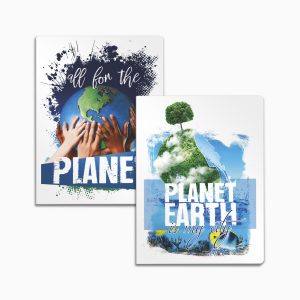 Caderno agrafado – Planet