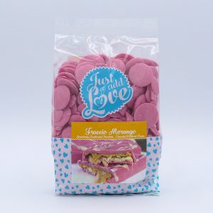 Chocolate fracionado de sabor a morango – 400g