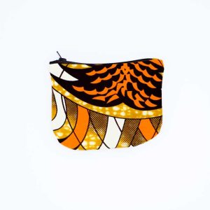 Carteira com fecho – laranja