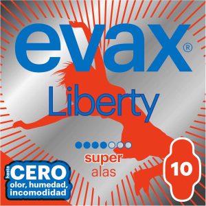 Pensos Higiénicos Liberty Super com Abas Evax