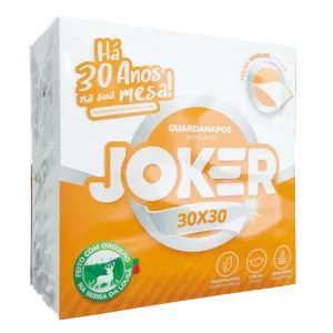 Guardanapo Joker 30x30 1 Folha para Serviço Diário Económico