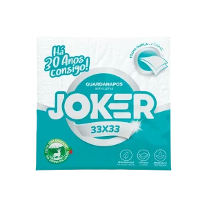 Guardanapo Joker 33x33 2 Folhas para Serviço de Mesa Confortável