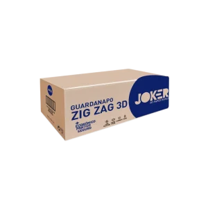 Guardanapo Zig Zag Joker 3D Folha Dupla para Serviço Prático