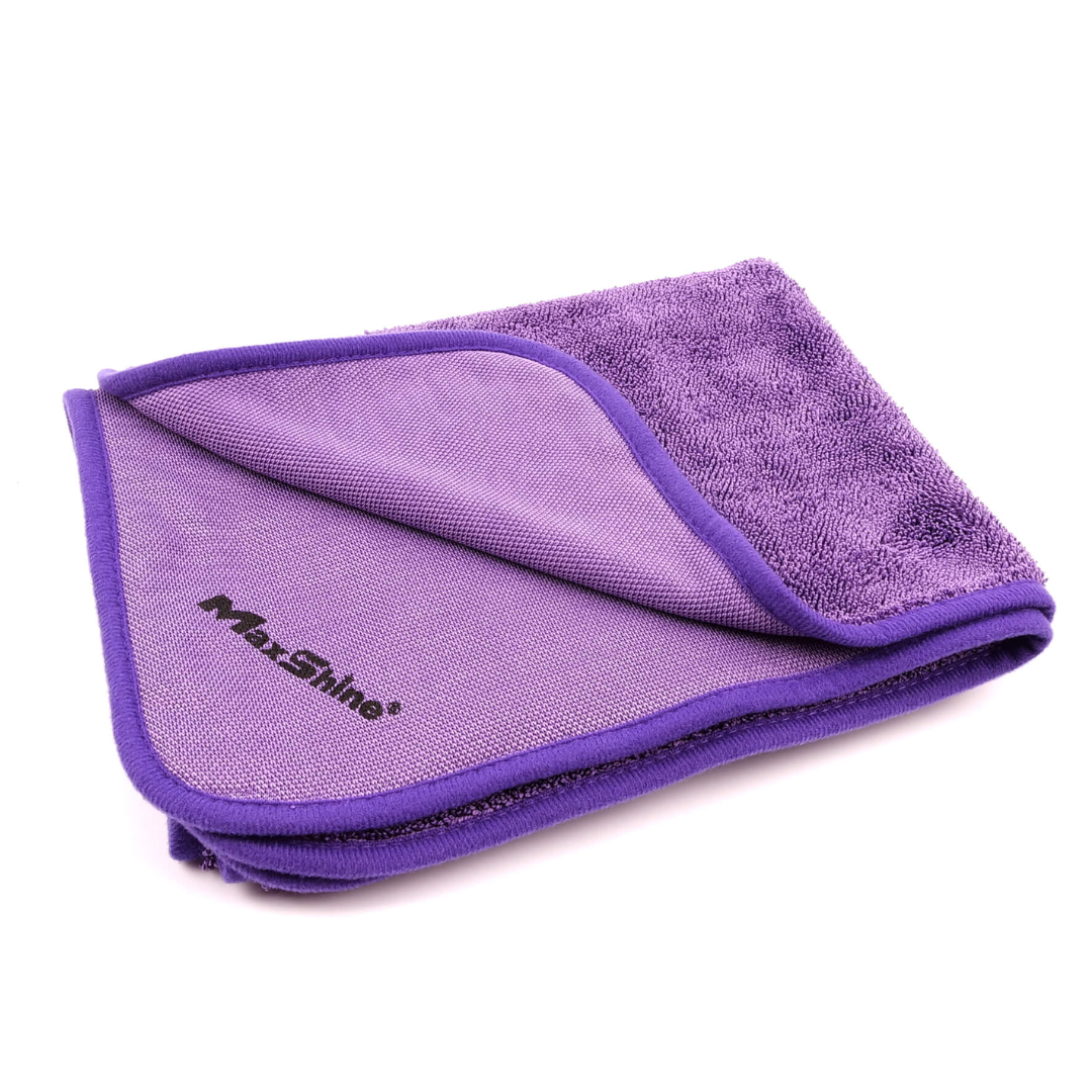 MaxShine – PURPLE TWISTED LOOP DRYING TOWEL 60X90 – 600GSM - Image 3