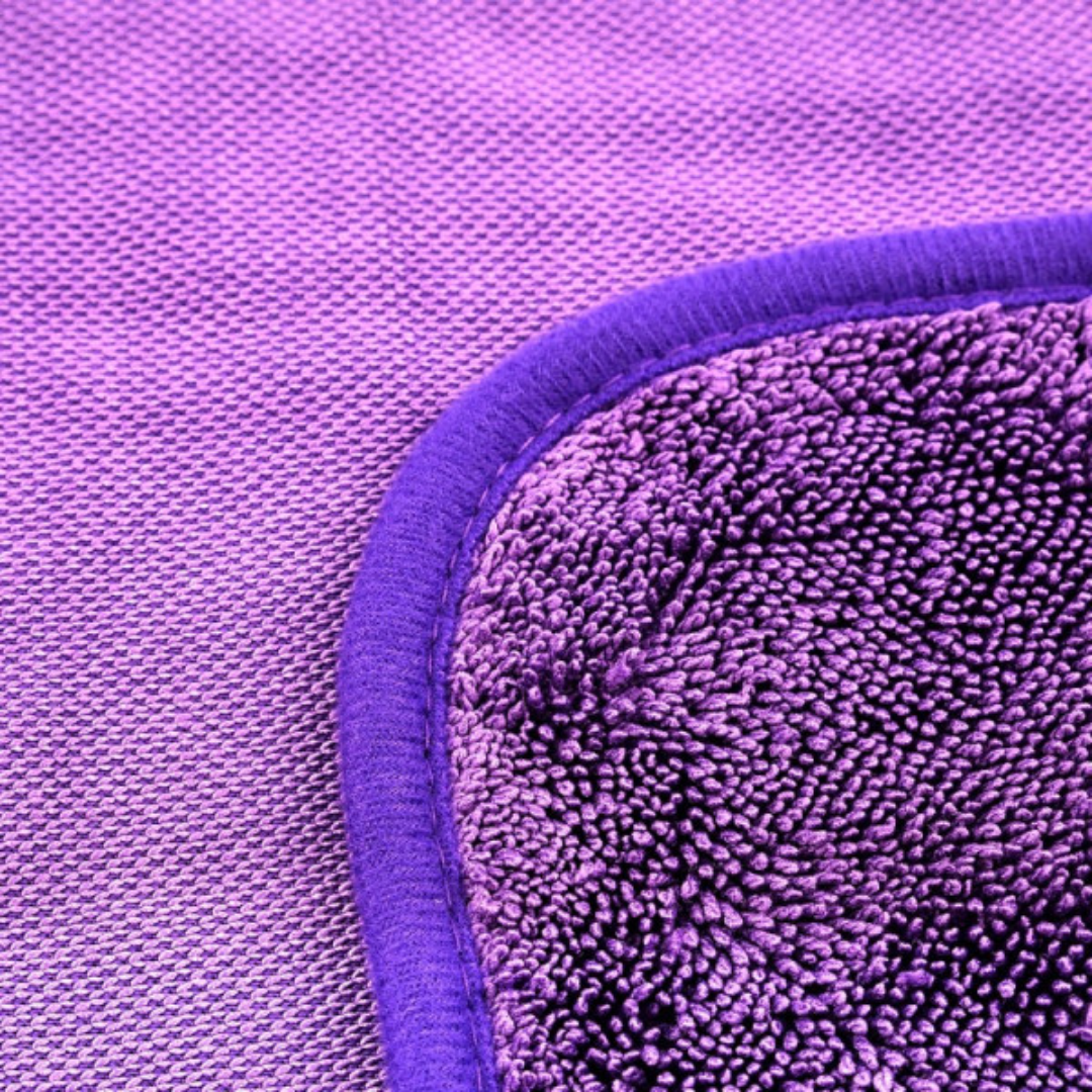 MaxShine – PURPLE TWISTED LOOP DRYING TOWEL 60X90 – 600GSM - Image 5