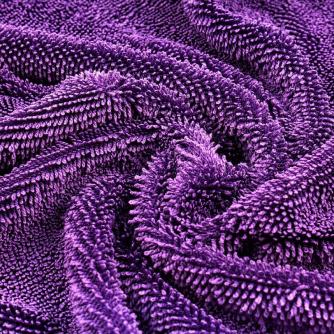 MaxShine – PURPLE TWISTED LOOP DRYING TOWEL 60X90 – 600GSM - Image 6