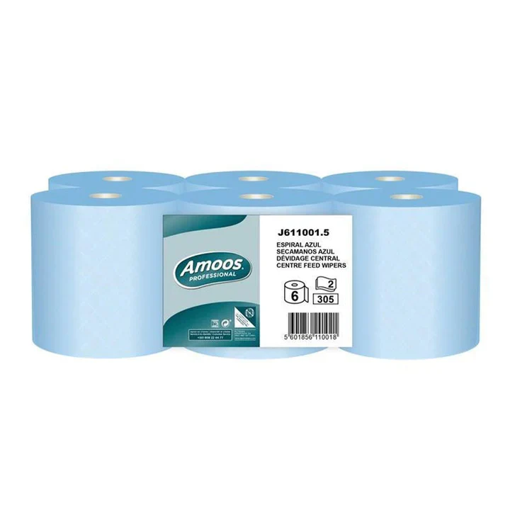 Toalha de Mão Mecha Amoos Azul 120m – Absorção e Resistência - Image 2