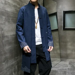 Veste Chinoise Homme Longue