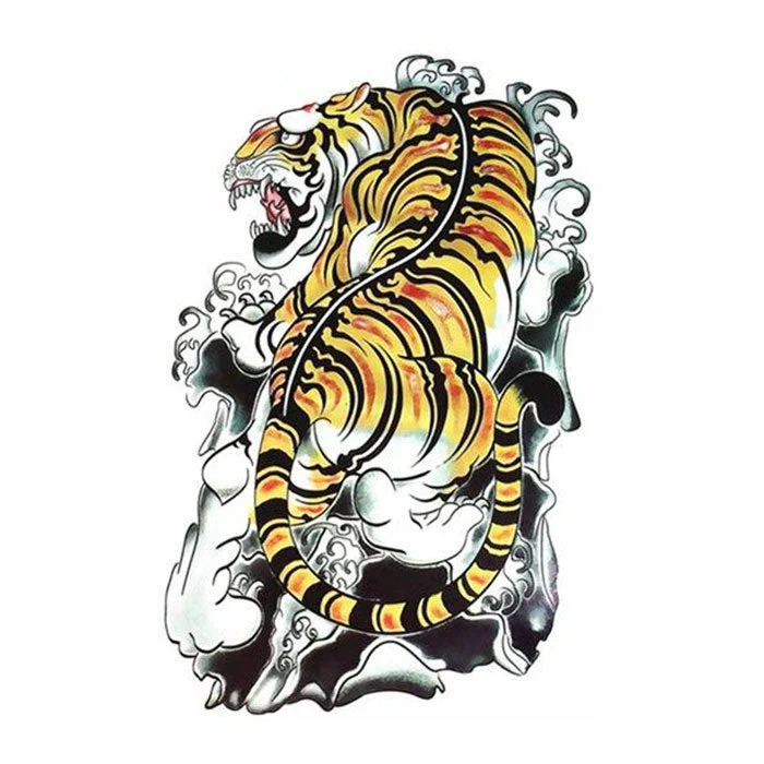 Tatouage Torse Chinois Tigre - Image 2