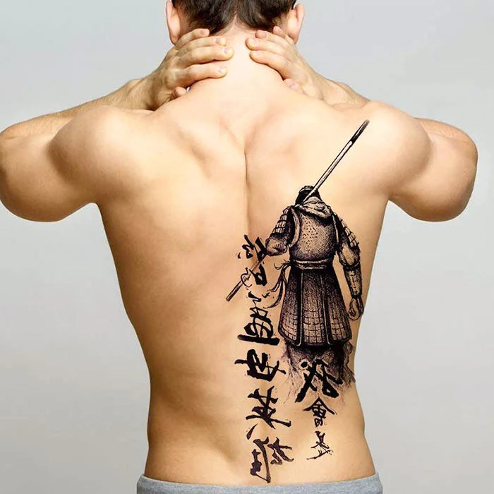 Tatouage de Guerrier Chinois