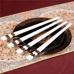 Baguettes Chinoises  en Porcelaine