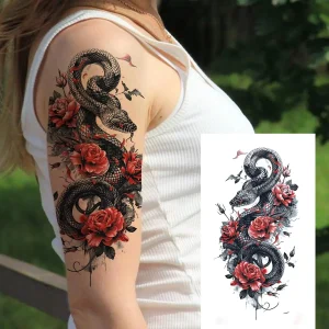 Tatouage de serpent chinois