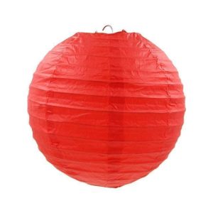Lanterne Chinoise  Rouge en Papier