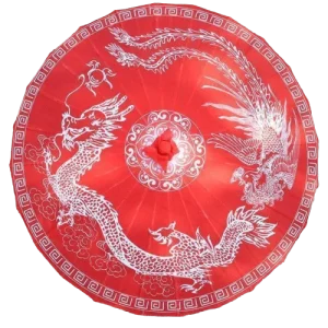 Ombrelle Chinoise  Animaux Mythologique