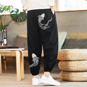 Pantalon Chinois  Poissons