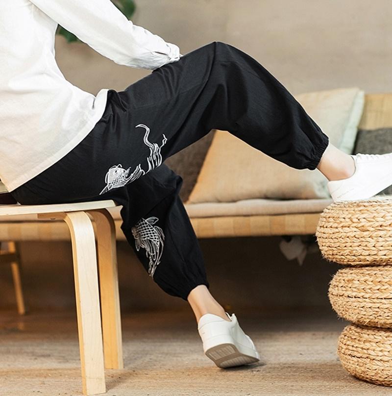 Pantalon Chinois Poissons - Image 5
