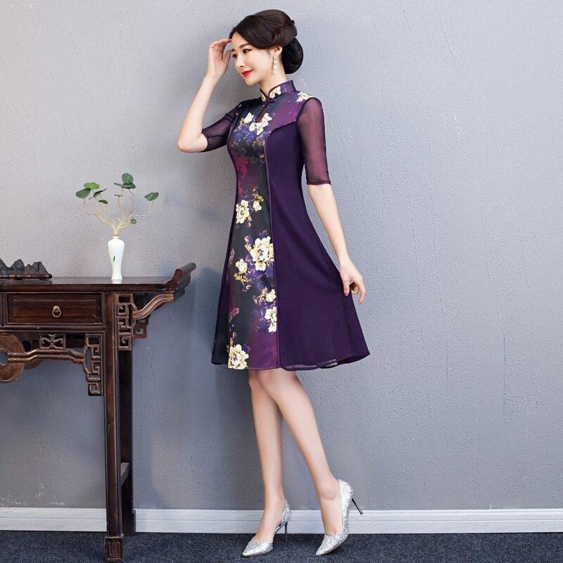 Robe Chinoise Pivoines - Image 5