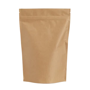 Saco Stand Up Papel Kraft c/ Fecho Zip – Alimentos, especiarias, pastelaria, outros