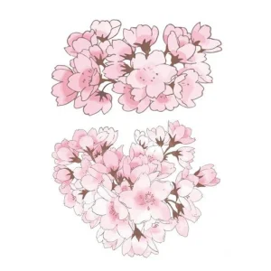 Tatouage de fleur chinoise