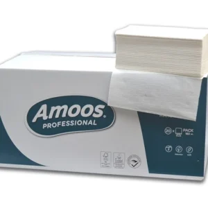 Toalhas de Mão ZigZag Amoos 21x25cm 2F — Caixa 3200 Un.